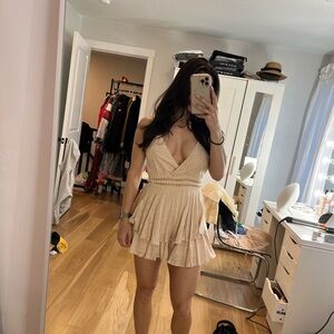 Hello Molly nude taupe romper